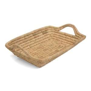  Date Palm Leaf and Grass Natural Tray Handles Save the Date 