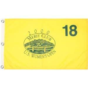    2000 Womens Open US 22x13 Pin Flag At The Merit