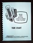 Mercury 2000 Tube Tester Updated Tube Chart