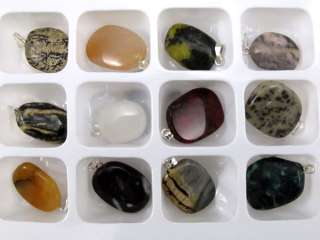 Wholesale Mix Style 30pcs different Shape Natural Stones Gemstone 