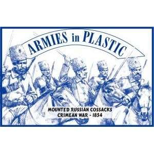 Crimean War 1854 Russian Cossacks (5 Mounted) 1/32 Armies in Plastic