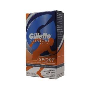 Gillette Clinical Strength Advanced Solid Anti Perspirant, 1.7 Ounces 