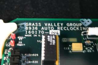 GVG 8936 SDI Reclocking Distribution Amplifier Card  