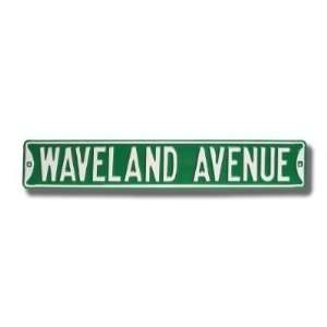 Waveland Avenue Sign 6 x 36 MLB Baseball Street Sign  