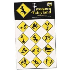 Stickman in Fairyland Reflective Stickers 