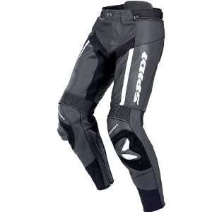  Spidi RR Pro Leather Pants Black/White Euro 52/US 36   Q28 