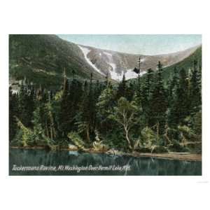 Hermit Lake, NH   View of Tuckermans Ravine, Mt. Washington Giclee 