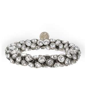    Gretta Bracelet, crystal/silver plated Philippe Audibert Jewelry