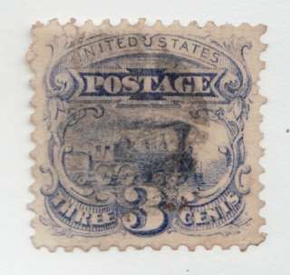 United States Postage Stamp ~ c1869 ~ Locomotive