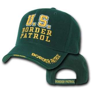 United States US Border Patrol Hunter Green Police Baseball Cap Hat 