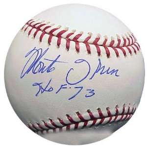 Monte Irvin Autographed Baseball with HOF 73 inscription  