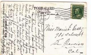   postcard Mission of San Francisco DEspada San Antonio Texas 1909 tx