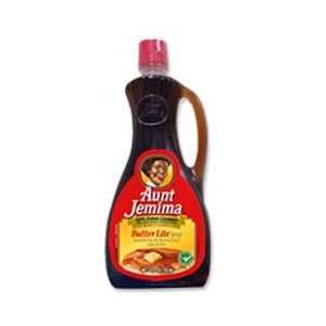 Aunt Jemima Butter Lite Pancake Syrup 24 oz (Pack of 12)  