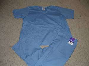 NWT Nursing Nurse uniform Scrub TOP/PANTS SET size 2XL LANDAU NEW CIEL 