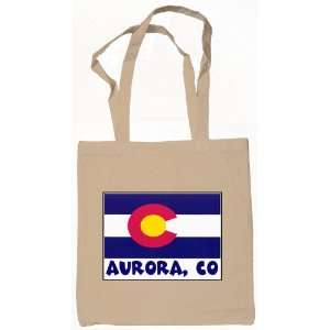 Aurora Colorado Souvenir Tote Bag Natural