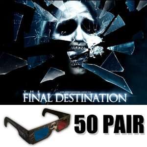 The Final Destination 3D Glasses Ultimate Party Pack (GLASSES ONLY 50 