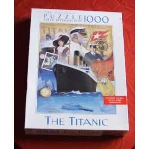  1000 Piece Titanic Puzzle Milton Bradley / Gallery 1997 