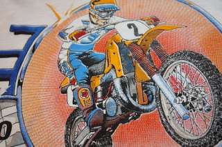   80s 1983 UNADILLA motorcycle t shirt * SCREEN STARS * motocross  