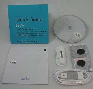 Apple iPod Accessories USB Cable + Guide NO IPOD AS IS  