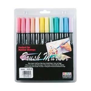    New   Brush Markers 12/Pkg by Uchida Arts, Crafts & Sewing