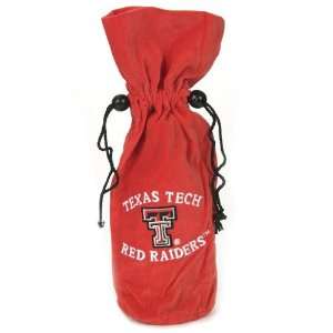  Texas Tech Red Raiders Scarlet Velvet Wine Bottle Bag 