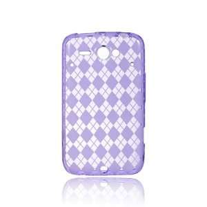  HTC ChaCha / Status TPU Case with Inner Check Design 