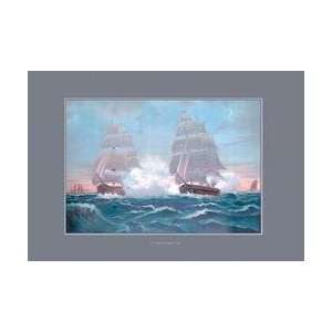  US Navy Frigate 20x30 poster