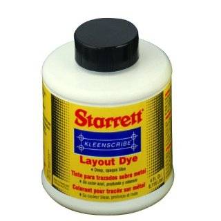  Starrett 1610 4 Kleenscribe Layout Dye, 0.1 Liter Plastic 