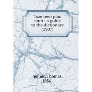   to the dictionary (1907) (9781275317307) Thomas, 1836  Jenner Books