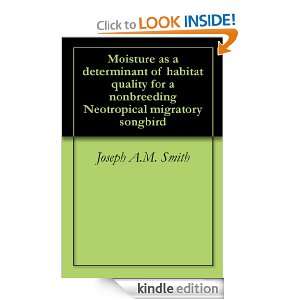 Moisture as a determinant of habitat quality for a nonbreeding 