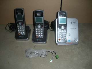 AT&T Tl71308 5.8 GHz Trio Single Line Cordless Phone 650530017407 