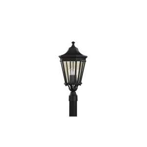  Home Solutions OL5407BK Cotswold Lane 3 Light Outdoor Post 