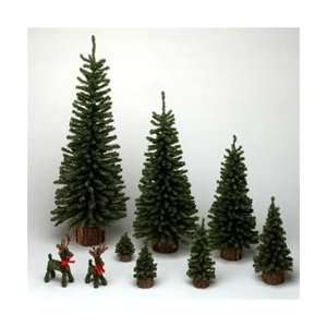  4 Mini Pine Tree 54 Tips Wood Base(Case of 96) Arts 