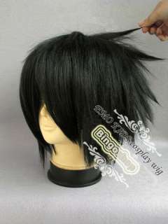 Death Note Short black Naruto Uchiha Sasuke cosplay wig + free gift 