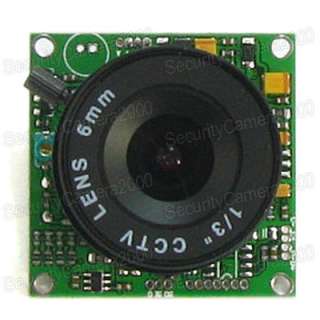 520TVL 1/3 SONY CCD PCB Board Security Camera 6mm Lens  