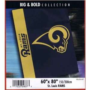  NFL Football St. Louis Rams Twin Blanket 