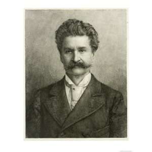  Johann Strauss (The Younger) Austrian Musician Giclee 