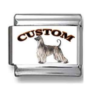  Afghan Hound Dog Custom Photo Italian Charm Jewelry