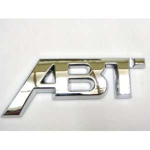 AUDI VW ABT Chrome Emblem Badge MK4 MK5 B5 B6 B7 A4 A6 Quattro TT S4 
