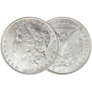  1889 O Morgan Silver Dollar   MS 60 