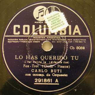 CARLO BUTI 78 I´HAI VOLUTO TE   COLUMBIA 291861  