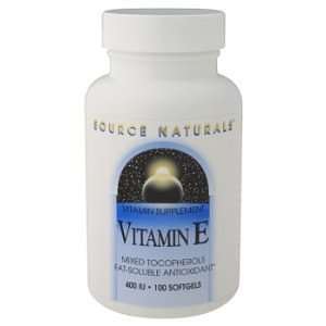  Source Naturals Vitamin E    400 IU   100 Softgels Health 