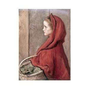  Red Riding Hood (The Artists Daughter Effie) by John everett 