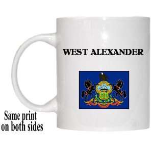  US State Flag   WEST ALEXANDER, Pennsylvania (PA) Mug 