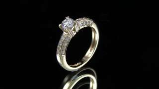 Estate 0.85 Ct Natural Pave Round Cut Genuine Diamonds Engagement Ring 