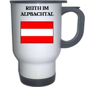 Austria   REITH IM ALPBACHTAL White Stainless Steel Mug