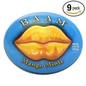 Baam Mints Mango, .37 Ounce (Pack of 9) Grocery & Gourmet Food