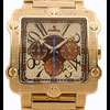 Mens Gold Just Bling Iced Real Diamond Hip Hop Watch  
