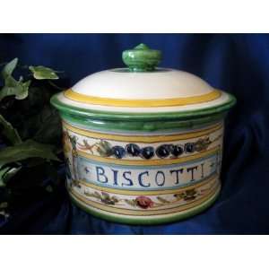  Frutta Bumble Bee Biscotti Jar from Italy Kitchen 