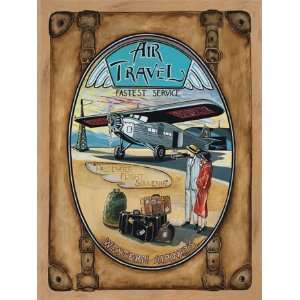 Gregory Gorham   Air Travel, Size 40 x 32 Canvas Finish 